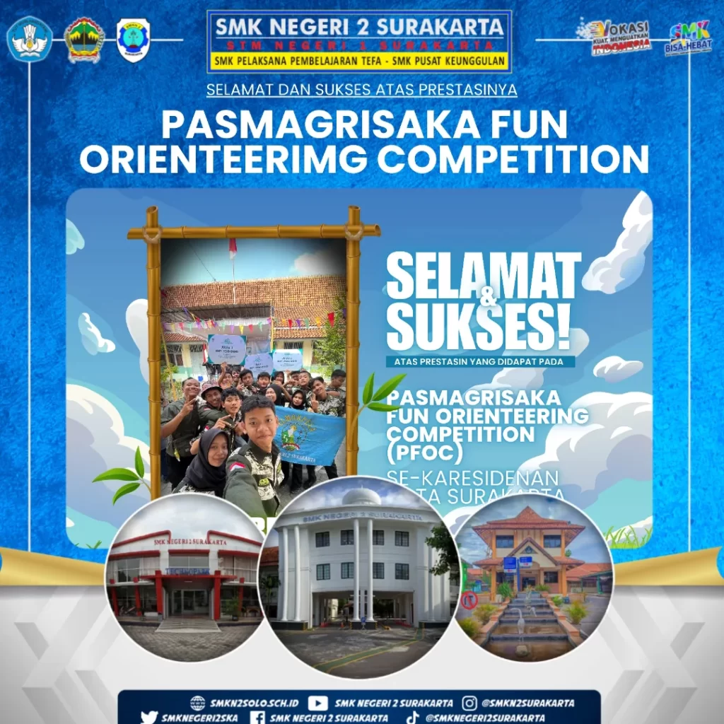 Juara Lomba PFOC (PASMAGRISAKA Fun Orientering Competition) se-Karesidenan Surakarta