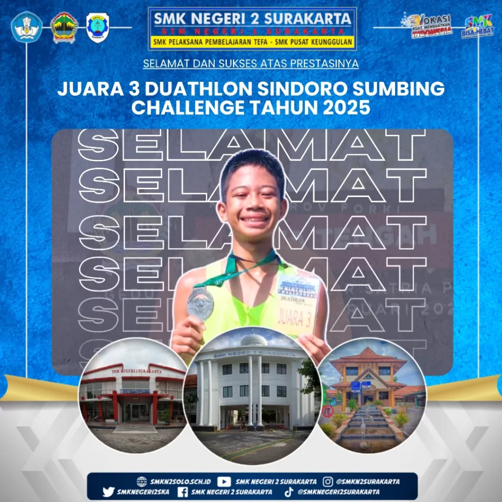 Juara 3 Duathlon Sindoro Sumbing Challenge Tahun 2025